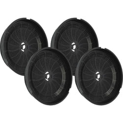 4x filtro a carboni attivi sostituisce Smeg FLT6, 690073176 per cappe aspiranti - Vhbw