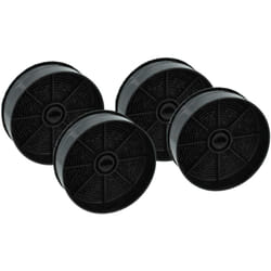 Vhbw - 4x filtro a carboni attivi sostituisce aeg 902979880, ECFB03, 33005513 per cappe aspiranti - 12,4 cm
