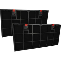 Vhbw - 2x filtro a carboni attivi sostituisce Indesit C00090799 per cappe aspiranti - 43 x 21,2 x 2,7 cm