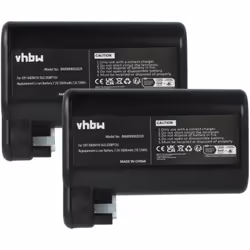 vhbw - the clever way - Batteria ricaricabile di ricambio, compatibile e di alta qualità, ad alta capacità, per robot aspirap ...