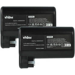 Vhbw - 2x batteria sostituisce aeg S91-0400410-SU2, OSBP72LI per home cleaner (2600mAh, 7,2V, Li-Ion)