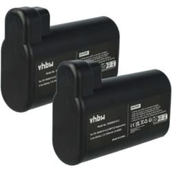 Vhbw - 2x batteria compatibile con Electrolux ERV7210TG, PI91-5BSM, PI81-45WN, ERV7200DB, ERV5210TG aspirapolvere nero (3400mAh, 7,2V, Li-Ion)