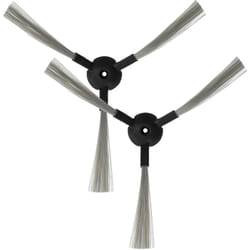 vhbw 2x spazzola laterale compatibile con H.Koenig SWR28, SWR22 robot aspirapolvere - Set spazzole, grigio / nero