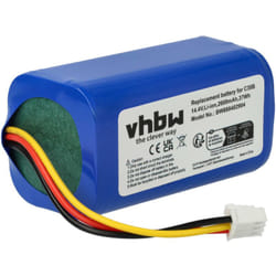 vhbw batteria compatibile con Liectroux C30B 2D Wifi, E 30 aspirapolvere (2600mAh, 14,4V, Li-Ion)