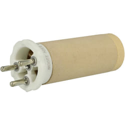 Vhbw - elemento riscaldante compatibile con Leister mistral unidrive 500 pistola di saldatura a aria calda - 2200 w, Nucleo in ceramica, 3,15 x 9,1 cm