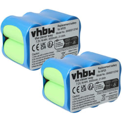 2x batteria sostituisce Pellenc AP25 per utensile elettrico (3000 mAh, NiMH, 7,2 v) - Vhbw