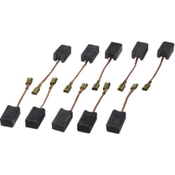 Vhbw - 10x spazzola carbone 5,9 x 7,95 x 13,3mm compatibile con Rupes BigFoot LHR75 levigatrice rotorbitale, lucidatrice