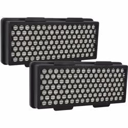 vhbw - the clever way Set di 2x filtro HEPA per aspirapolvere, robot aspirapolvere, lavapavimenti o aspirapolvere multiuso - ...