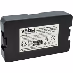 vhbw - the clever way - Batteria ricaricabile di ricambio, compatibile e di alta qualità, ad alta capacità, per dispositivo d ...