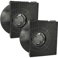 vhbw 2x filtro a carboni attivi compatibile con Elica TF KFP 60 B, TF KFB 90 W cappe aspiranti - 21,3 x 20,7 x 4,1 cm
