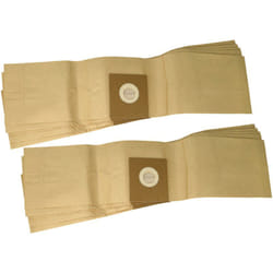10x sacchetto compatibile con Fimap 68W1004, fa, Nano aspirapolvere - carta filtrante, 63cm x 15cm Marrone - Vhbw