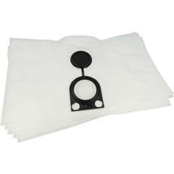 5x sacchetto compatibile con Starmix hs a 1420 eh, gs t 1120 rt aspirapolvere - microfibra, volume di 20 l, 31cm x 51cm Bianco - Vhbw