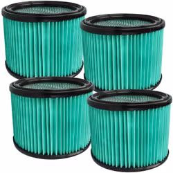 vhbw - the clever way Set di 4x filtro HEPA per aspirapolvere, robot aspirapolvere, lavapavimenti o aspirapolvere multiuso - ...