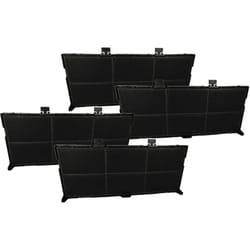 4x filtro a carboni attivi sostituisce Bosch DSZ4561, AS-AZKF1255, 8720094255699, 11025806, 11008216 per cappe aspiranti - Vhbw