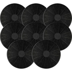Vhbw - 8x filtro a carboni attivi sostituisce Bomann 256300, kf 561, 256100, KF561 per cappe aspiranti - 17,5 cm