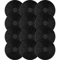 vhbw 12x filtro a carboni attivi sostituisce Bomann 256300, KF 561, 256100, KF561 per cappe aspiranti - 17,5 cm