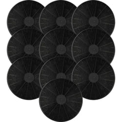 10x filtro a carboni attivi sostituisce Bomann 256300, kf 561, 256100, KF561 per cappe aspiranti - 17,5 cm - Vhbw