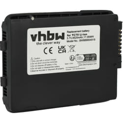 Vhbw - batteria sostituisce Zebra 82-171249-02, BT-000318, BTRY-TC7X-46MAH-01 per lettore di codici a barre, pos (4620mAh, 3,7V, Li-Ion)