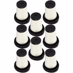vhbw - the clever way Set di 8x filtro a pieghe per aspirapolvere portatile a batteria - Realizzato con precisione per una so ...
