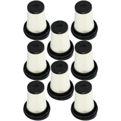 8x filtro a pieghe piatte compatibile con eta Moneto 0449 aspirapolvere portatile a batteria, aspirapolvere - Elemento filtrante - Vhbw