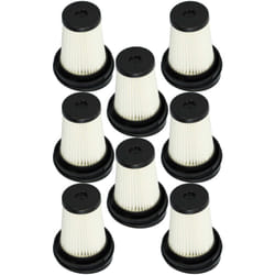 vhbw 8x filtro a pieghe piatte compatibile con ETA Moneto 644990000 aspirapolvere portatile a batteria, aspirapolvere - Elemento filtrante