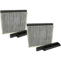 Vhbw - 2x filtro a carboni attivi compatibile con Bosch DWQ74BC50B/01, DWQ94BC50B/01, DWQ66DM50/01, DWQ66DM50B/01 cappe aspiranti + telaio di supporto