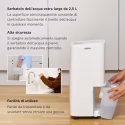Bosch Dry 1000 2,5 L 36 dB Bianco - Vista aggiuntiva 5