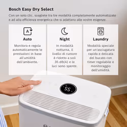 Bosch Dry 2000 2,5 L 38 dB Bianco - Vista aggiuntiva 4