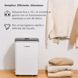 Bosch Dry 4000 2,5 L 40 dB Nero, Bianco - Vista aggiuntiva 3