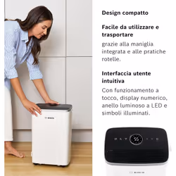 Bosch Dry 4000 2,5 L 40 dB Nero, Bianco - Vista aggiuntiva 6