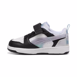 Scarpe bambini Puma - Rebound v6 bco/nero 402784-02 Nero - 20