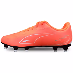 Scarpe da calcio bambini Puma Vitoria II Fg/Ag Jr Rosso - 38 - Vista aggiuntiva 2