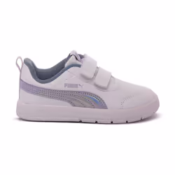 Scarpe bambini Puma 02 COURTFLEX V3 INF Bianco - 26 - Vista aggiuntiva 2