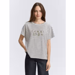 Tom Tailor 1047751_M camicia e top Maglietta Manica corta Poliestere - Vista aggiuntiva 2