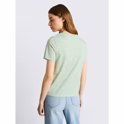 Tom Tailor 1051788_XS camicia e top Maglietta Manica corta Cotone - Vista aggiuntiva 3