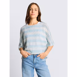 Tom Tailor 1050452_XS camicia e top Maglietta Mezza manica Acetato - Vista aggiuntiva 2