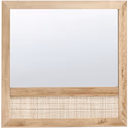 Specchio decorativo da parete. Aggiungi un tocco di eleganza naturale al tuo bagno con questo specchio elegante. Caratterizza ...