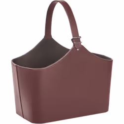 Cesto portaoggetti fatto a mano con manico. Completa la tua casa con questo elegante cestino. Questo accessorio in finta pell ...