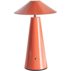 Beliani - Moderna lampada da tavolo minimalista in ferro per interni Luce led senza fili Fungo Rosso Apayao
