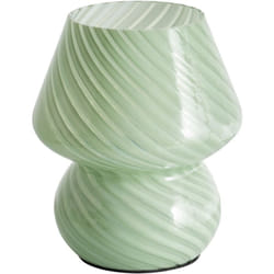 Beliani - Lampada da tavolo da lettura in vetro verde Lobo