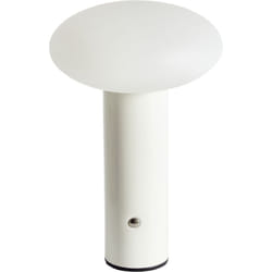 Beliani - Lampada da tavolo in ferro con luce led senza fili bianco Buayan