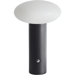 Beliani - Lampada da tavolo in ferro con luce led senza fili nero Buayan