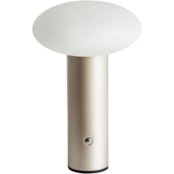 Beliani - Lampada da tavolo in ferro con luce led senza fili oro Buayan