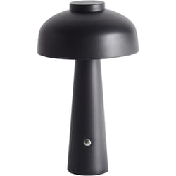 Beliani - Lampada da tavolo in ferro con luce led wireless fungo nero Agusan