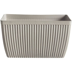 Beliani - Vaso da fiori rettangolare in poliresina beige 73 x 32 cm Sisal