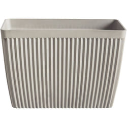 Beliani - Vaso rettangolare di pietre miste in poliresina beige 58 x 28 cm Sisal