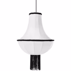 Lampada a sospensione con nappe decorative. Aggiungi un tocco di eleganza vintage alla tua casa con questa splendida lampada ...