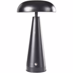 Lampada LED portatile in metallo con dimmer. Porta stile e funzionalità nel tuo spazio con questa elegante lampada LED wirele ...