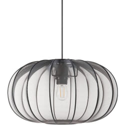 Beliani - Lampada a sospensione di design moderno Plafoniera in nylon sintetico Paralume nero Tocuyo