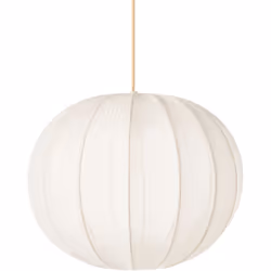 Lampada a sospensione con paralume in nylon. Illumina la tua casa con la luce soffusa di questa lampada a sospensione finemen ...